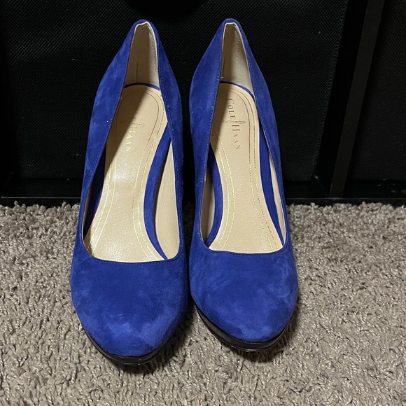Cole Haan Women's Royal Blue Heels - Picture 1 of 4